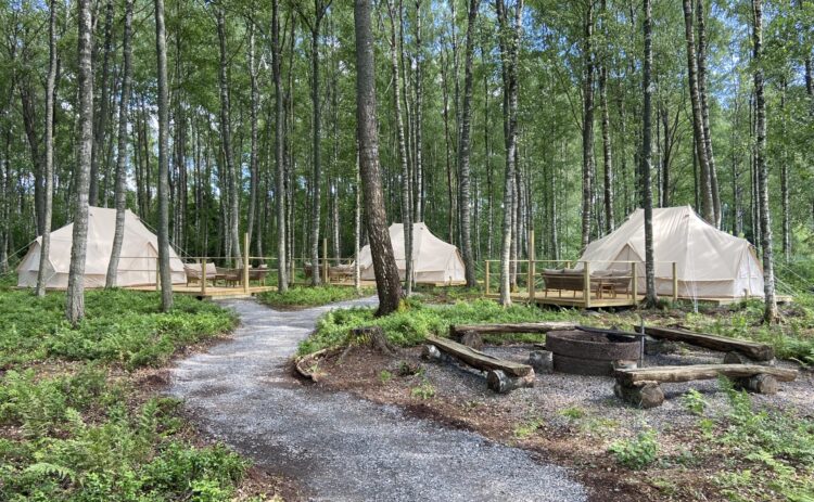 Glamping nära Örebro.