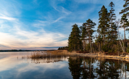 Seen, Teiche und Weiher im Tiveden Nationalpark in Schweden